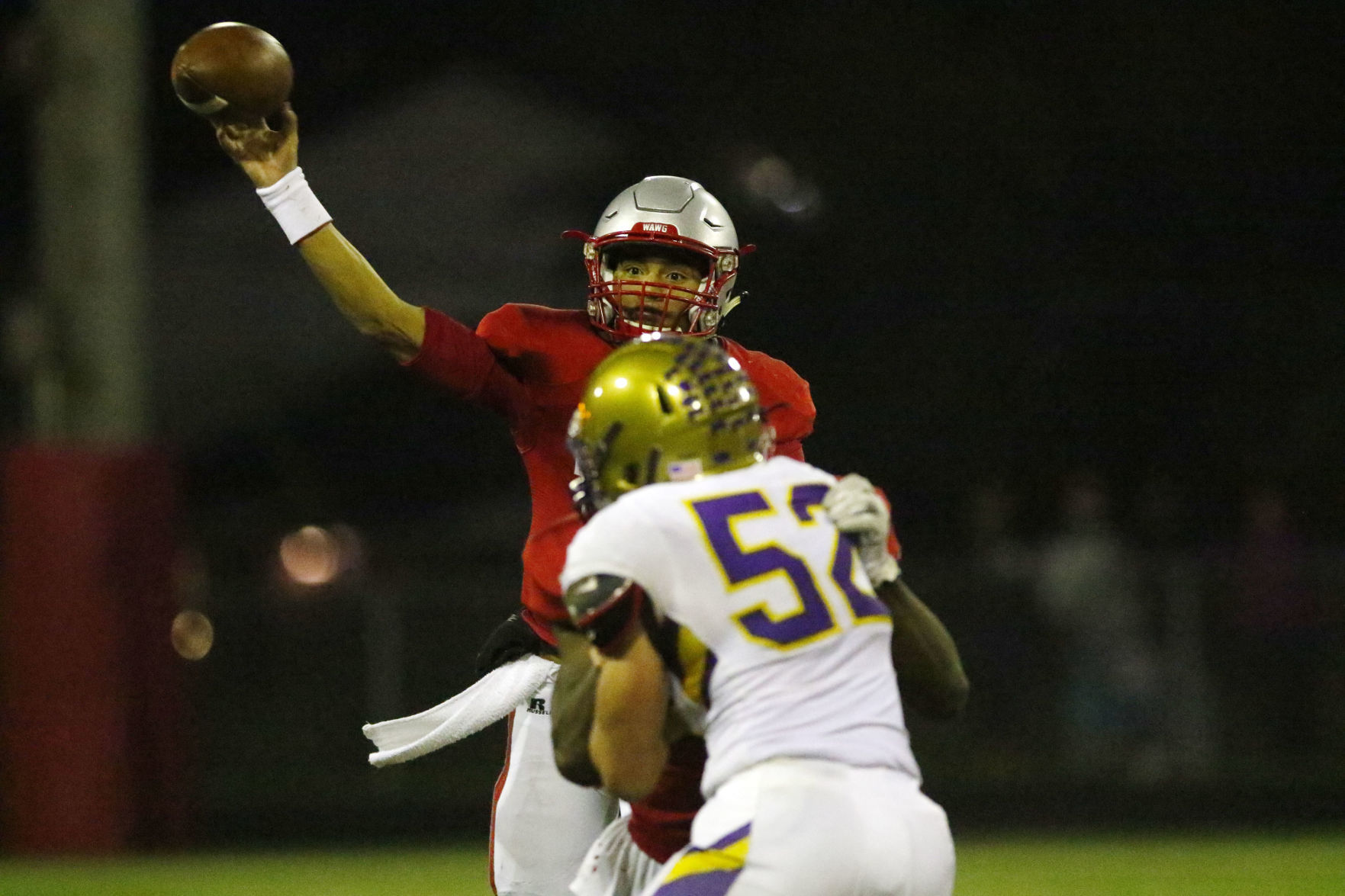 Gallery: 4A football sectional first round: Hobart vs. Morton